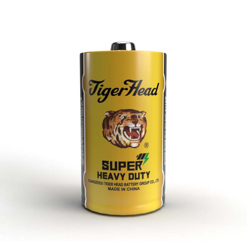 بطارية Tiger Head المصنوعة من الكربون والزنك فائقة التحمل مقاس D R20p