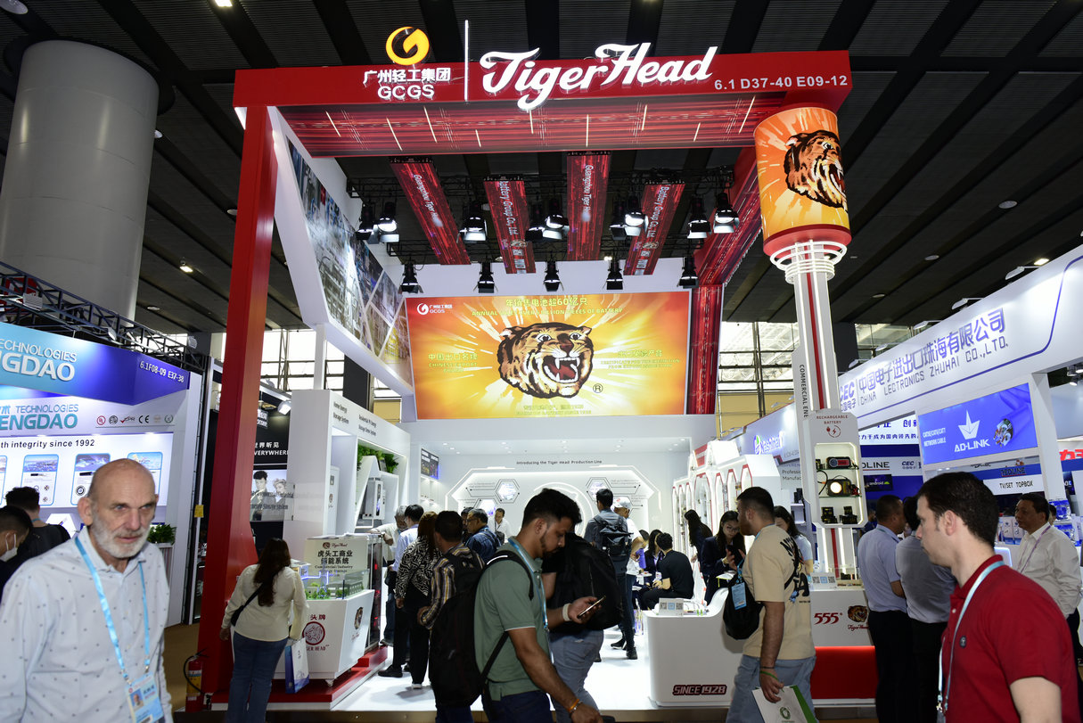 مجموعة Tiger Head للبطاريات تحضر معرض كانتون الـ 135